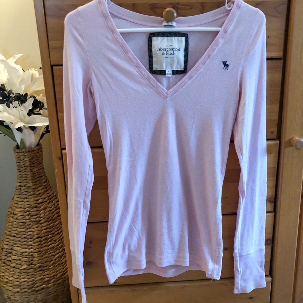 Abercrombie & Fitch - Long Sleeve - Pink - Large
